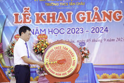 LỄ KHAI GIẢNG NĂM HỌC 2023-2024 - TRƯỜNG THCS TÂN CHÂU
